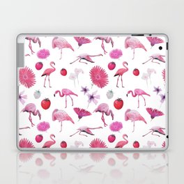 Flamingos, Fruit and Flowers Laptop Skin