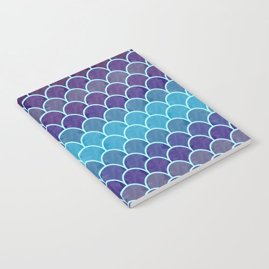 Watercolor Lovely Pattern VVIII Notebook