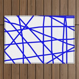 Doodle (Blue & White) Outdoor Rug
