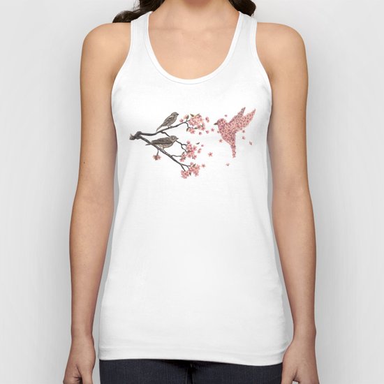 Blossom Bird Unisex Tank Top
