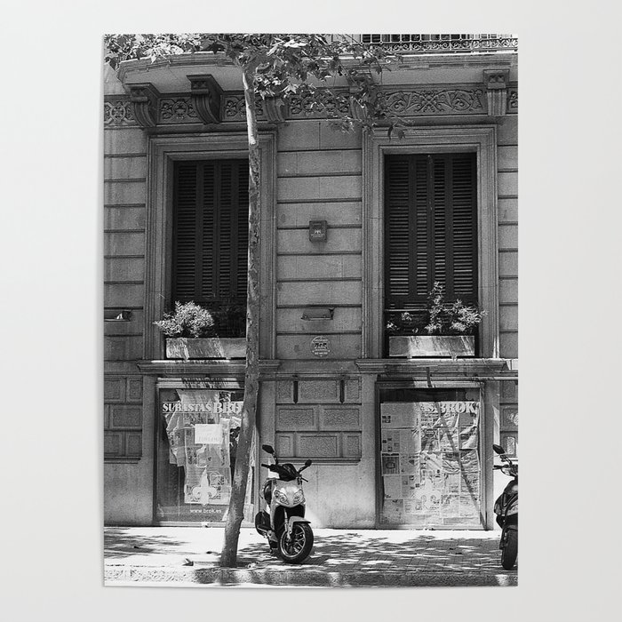 street in Barcelona. film photo Poster