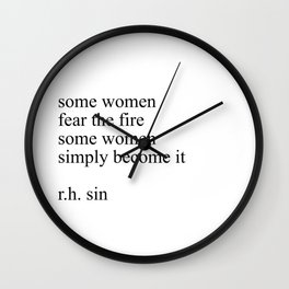 R.H. sin quote Wall Clock