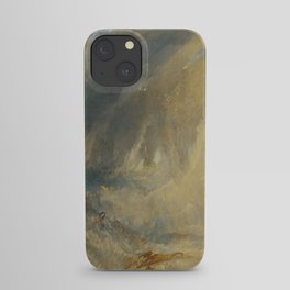 Joseph Mallord William Turner. Long Ship's Lighthouse, Land's End, (1834-1835) iPhone Case