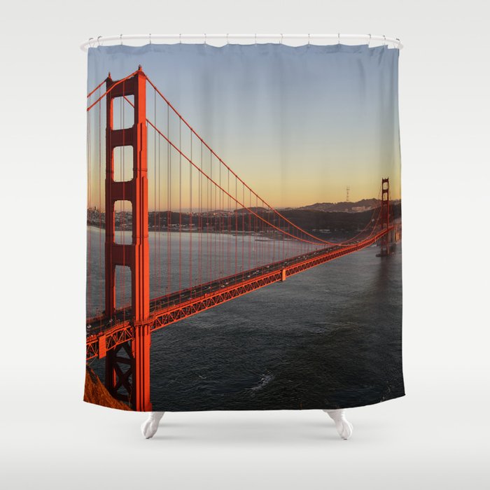 Golden Gate Bridge In San Francisco Shower Curtain By Killinsky Golden Gate Bridge In San Francisco Shower Curtain By Killinsky Society6