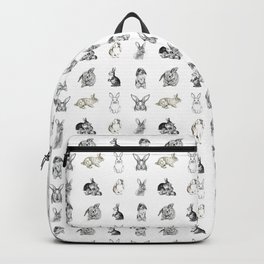 Vintage Bunny Rabbit Pattern Backpack