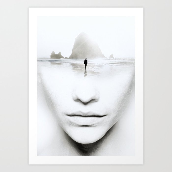 in thoughts Art Print