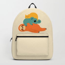 Being Lazy Backpack | Happy, Animal, Vector, Children, Good, Digital, Life, Love, Funny, Lazy 