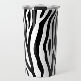 Zebra stripes background. Travel Mug