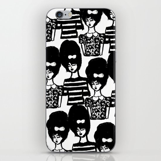 Bouffant Girls iPhone & iPod Skin