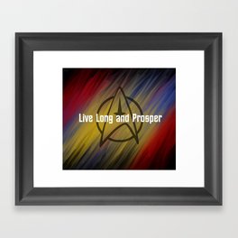 Star Trek Motivational - LLAP (1 of 3) Framed Art Print