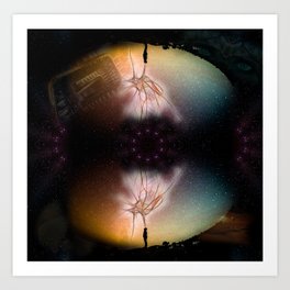 The Magic Of Thought Art Print | Creating, Life, Universe, Thinking, Brilliant, Dream, Imagine, Thought, Brain, Surreal 