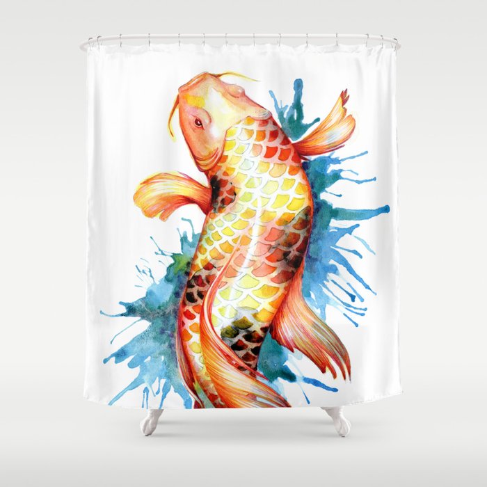Koi Fish Shower Curtain