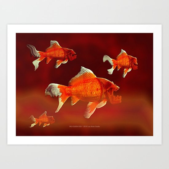 SKU-OLDEN FISH 037 Art Print
