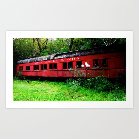 Ohio Train Art Print