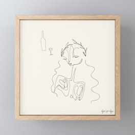 a taste of you Framed Mini Art Print