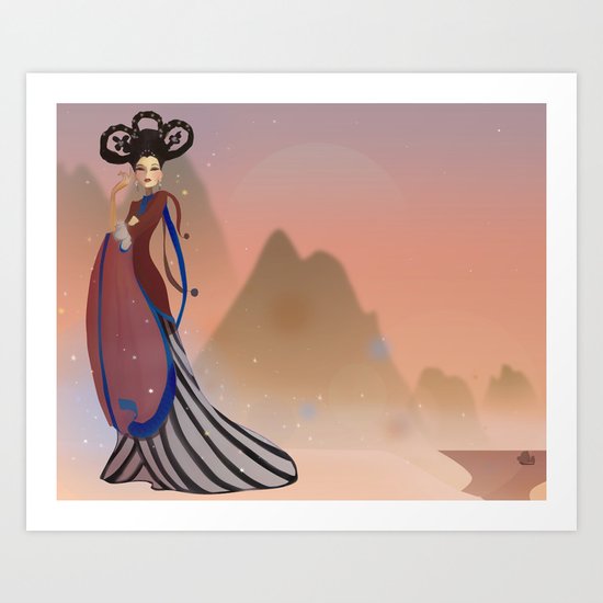 Empress Wu Zetian - China Art Print