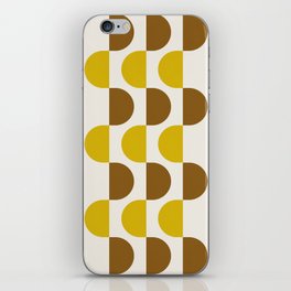 Abstraction_NEW_GEOMETRIC_SHAPE_CIRCLE_PATTERN_POP_ART_0306A iPhone Skin