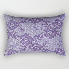 Purple lace Rectangular Pillow