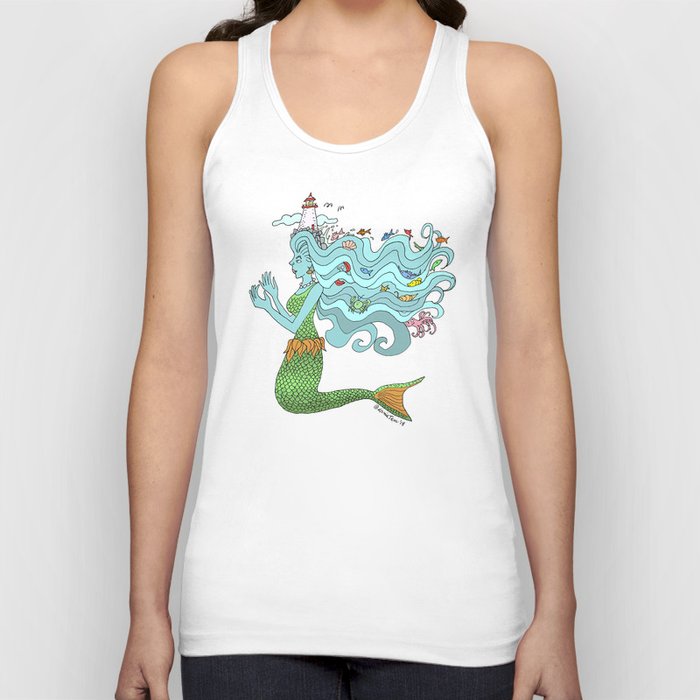 Limpet Shell Mermaid Tank Top