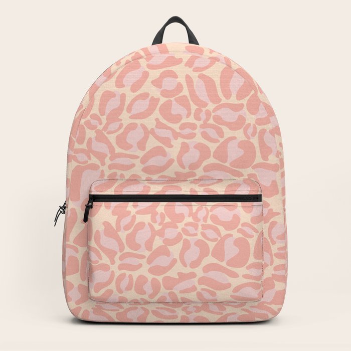 cheetah print pink backpack