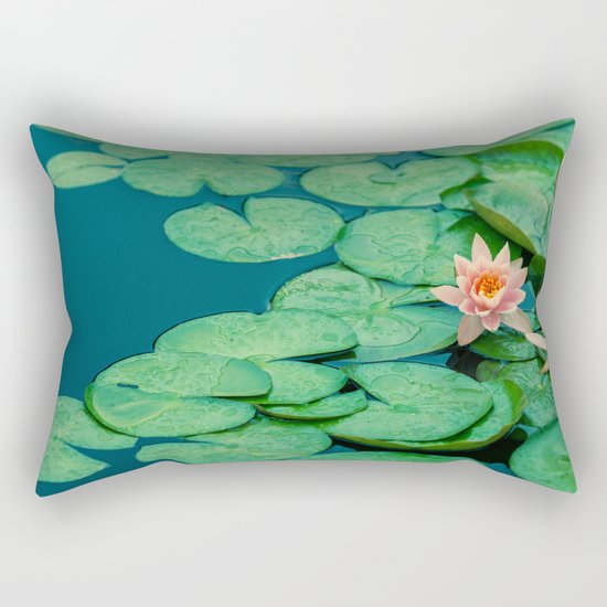 Lily Pond Rectangular Pillow