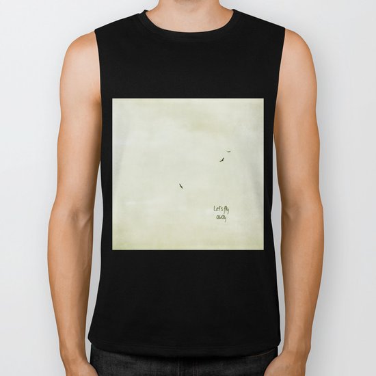 let's fly away Biker Tank