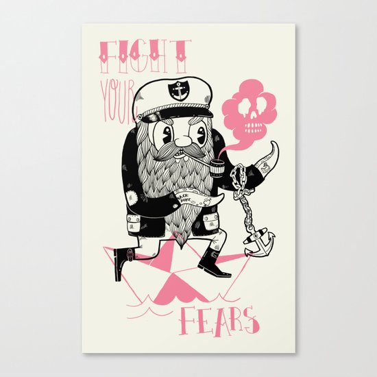 Fight Your Fears Canvas Print