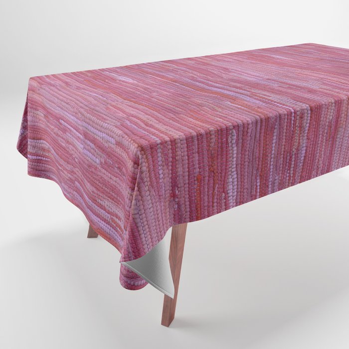 Old Market Textile in Pink Tablecloth