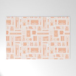 Stationery Love - Peach Pattern Welcome Mat