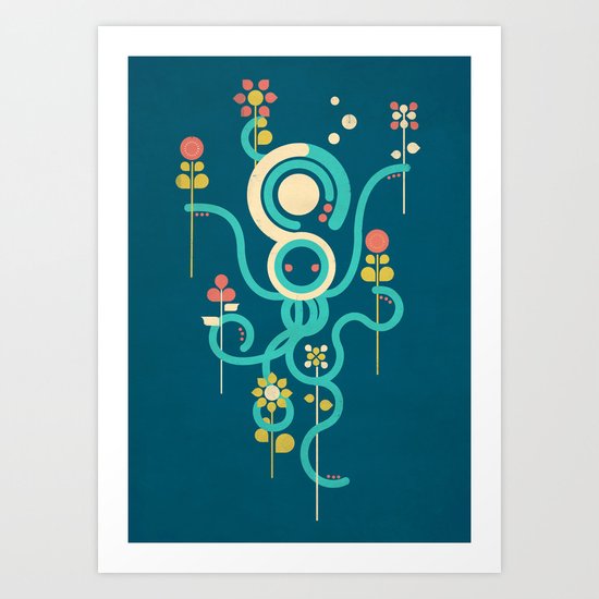 The Gardener Art Print