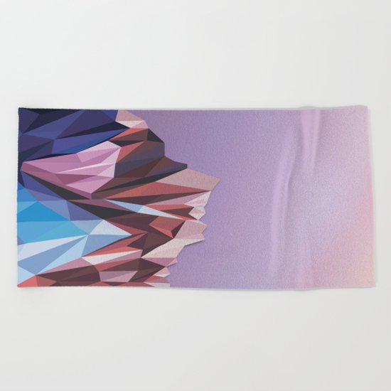 Night Mountains No. 41 Beach Towel