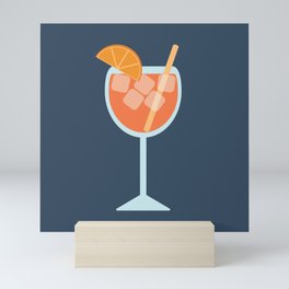 Spritz Orange Cocktail Mini Art Print