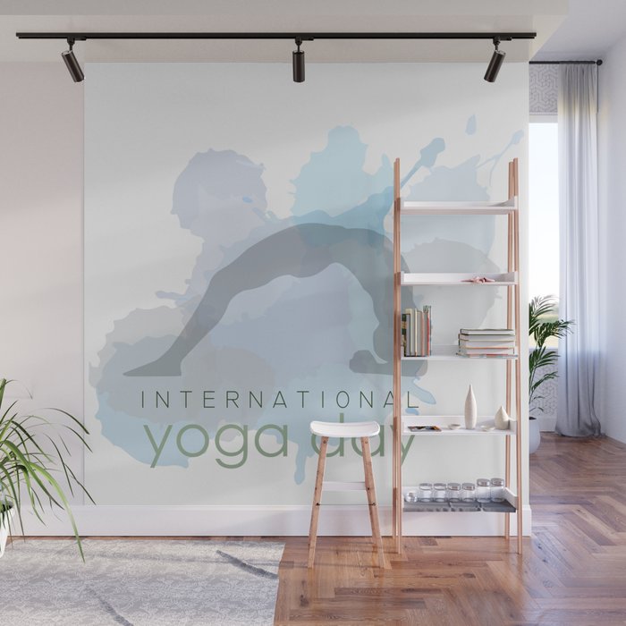 International yoga day Wall Mural