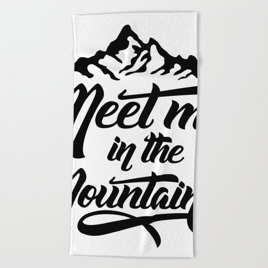 MOUNTAINS Beach Towel