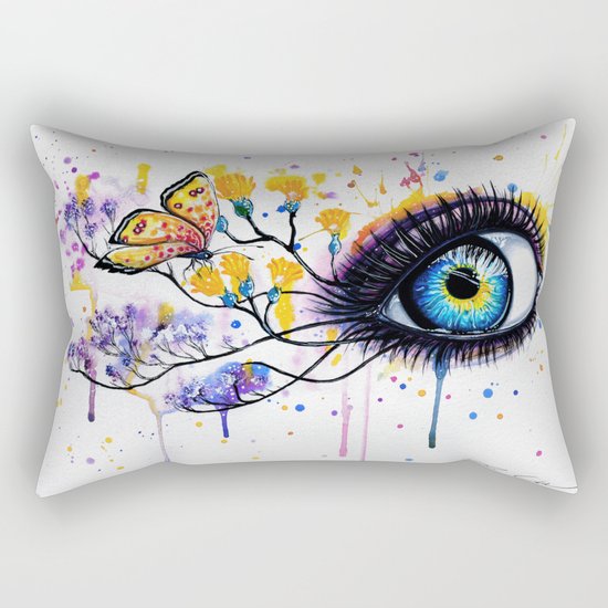 "The last snow" Rectangular Pillow