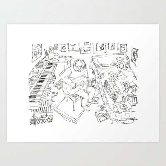 Daniel Johnston Art Print