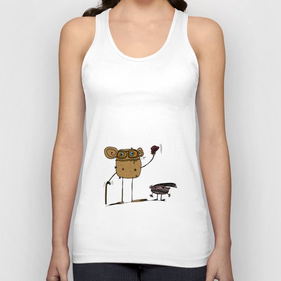 - thinking about family - Unisex Tank Top