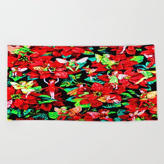 Fairy Flower | Christmas Spirit Beach Towel