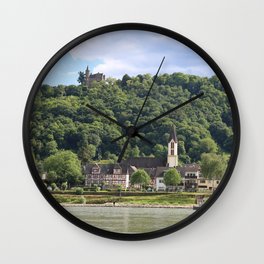Burg Osterspai am Rhein Wall Clock