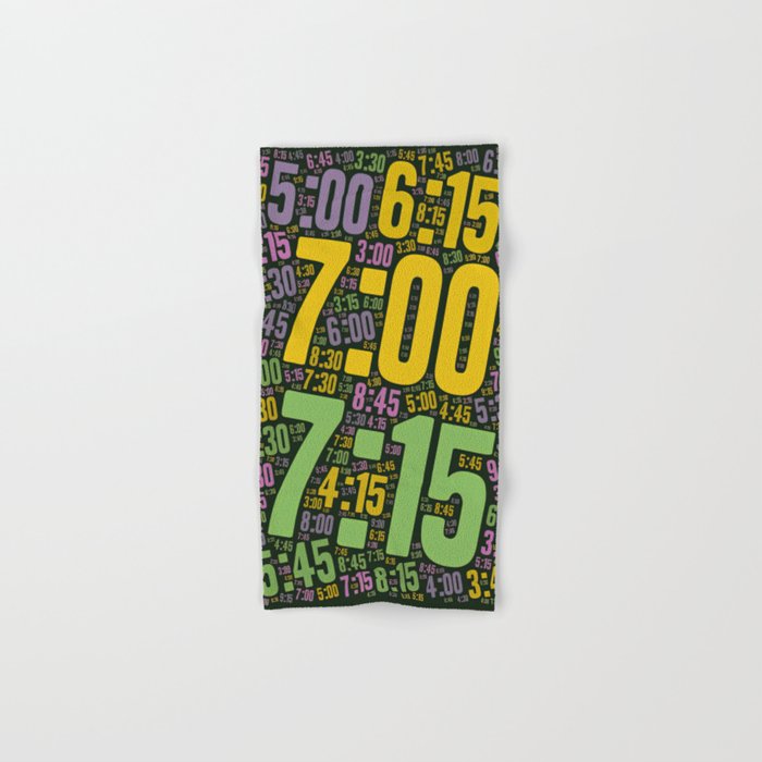 Pace run , number 030 Hand & Bath Towel