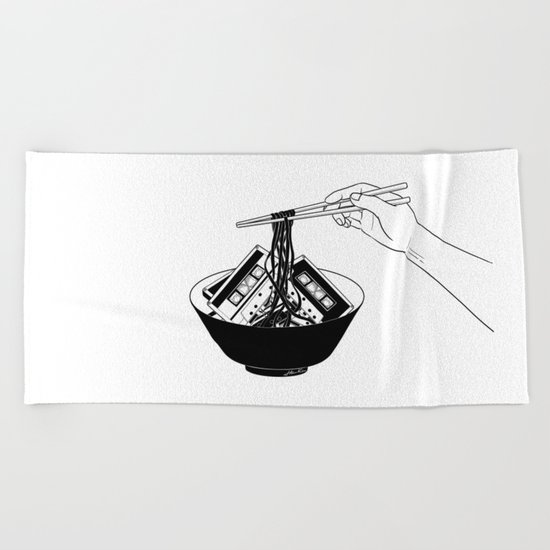 Enjoy Your Meal Beach Towel