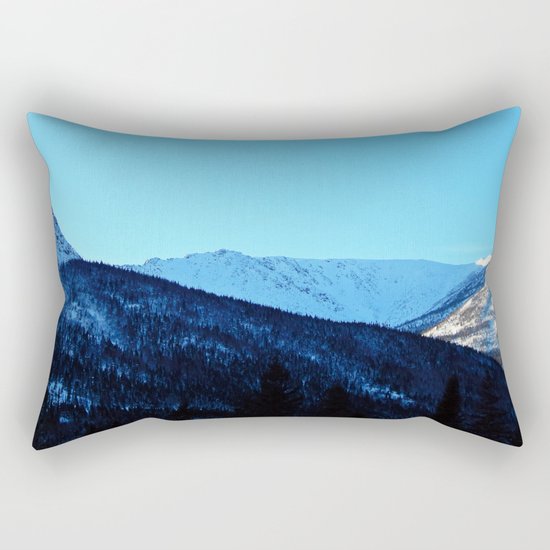 White Peaks Rectangular Pillow