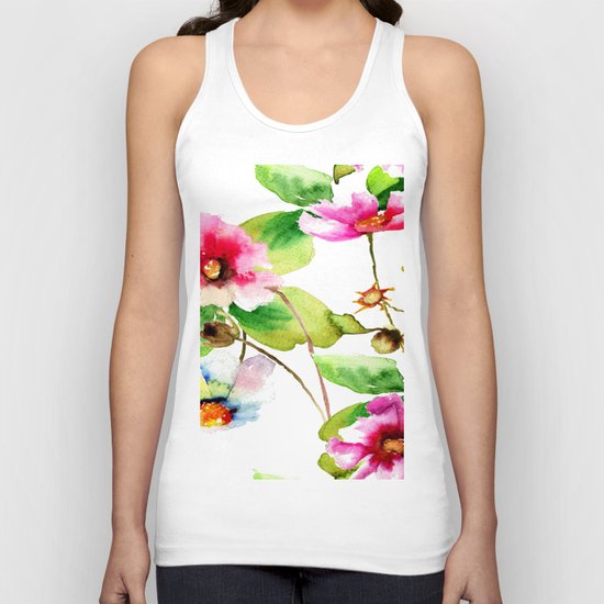 Flowers 03 Unisex Tank Top