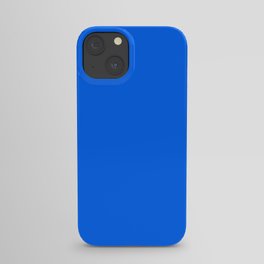 Unfinished ~ Bright Blue iPhone Case