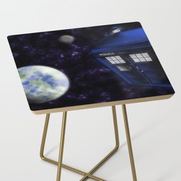 Police Box in Space Side Table