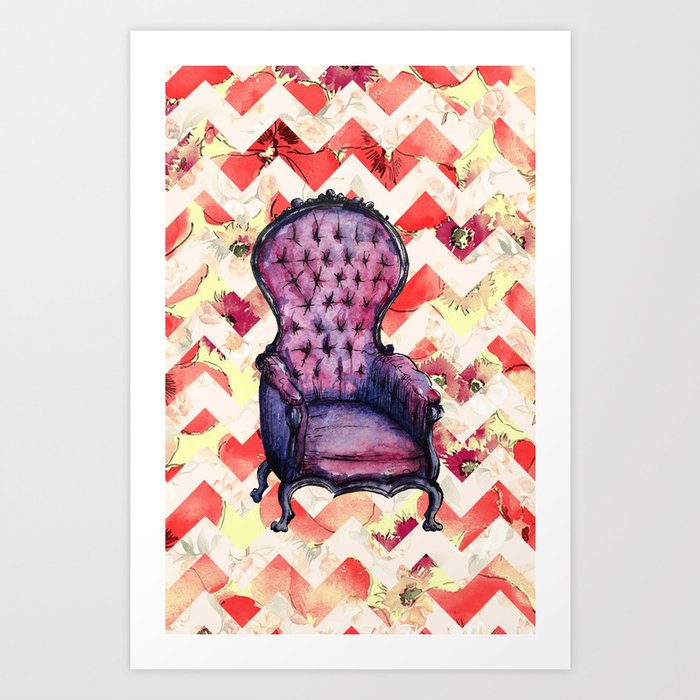 Pink deals victorian chair