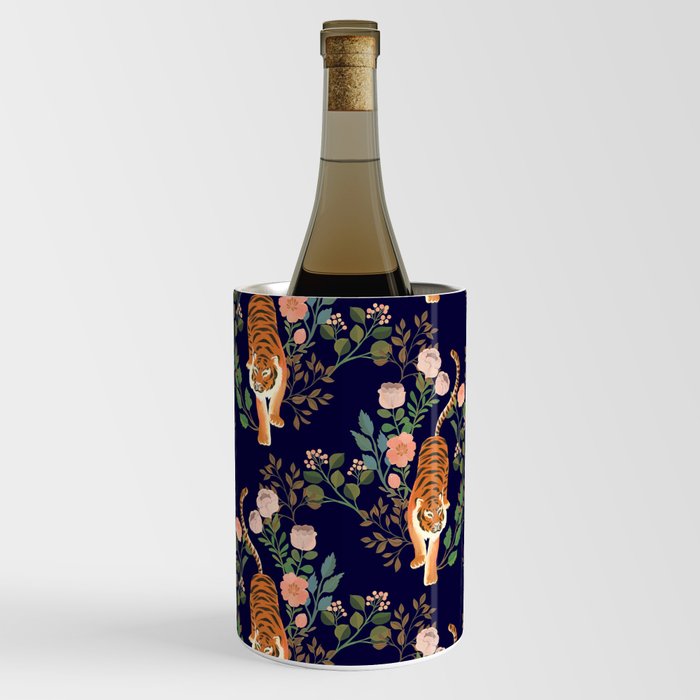 Tiger Floral Garden Wine Chiller