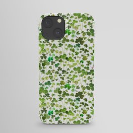 Shamrock and Clover Field iPhone Case