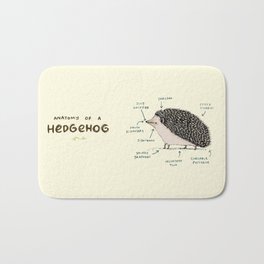 Anatomy of a Hedgehog Badematte
