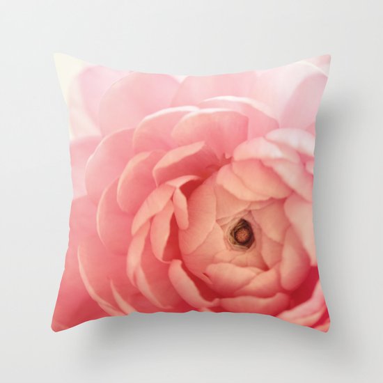 Ranunculus Throw Pillow